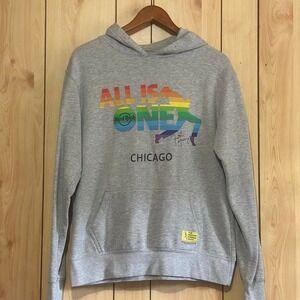 Freddie Mercury Hard Rock Cafe All is One Pride grey and rainbow‎ pride hoodie